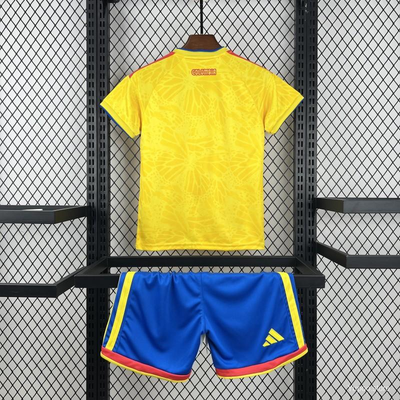 Conjunto Infantil Seleção Colombia Casa 2026 - Modelo Torcedor